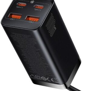 ŁADOWARKA SIECIOWA Baseus GaN 3 Pro Desktop Fast Charger CCGP000101 100W 2x USB-A 2x USB-C PD 3.0 QC 4.0+