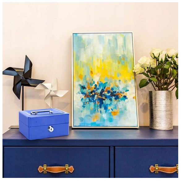 Kasetka metalowa RED EAGLE BOX-150 na pieniądze - obrazek 2