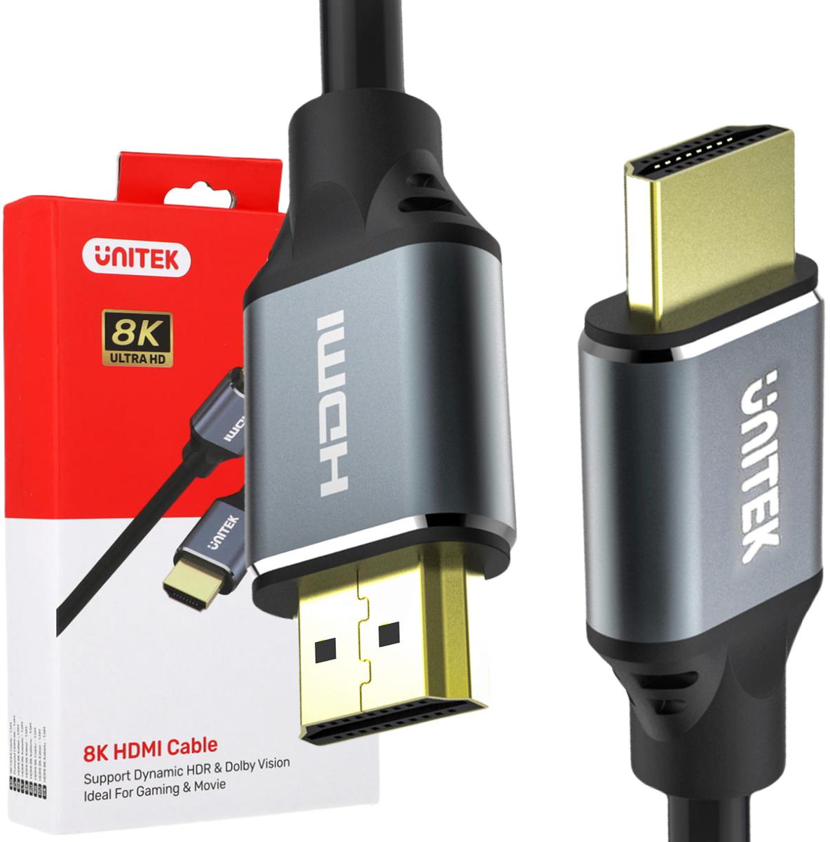 Kabel HDMI Unitek C137W 2.1 8K, UHD, 1,5m - obrazek 2