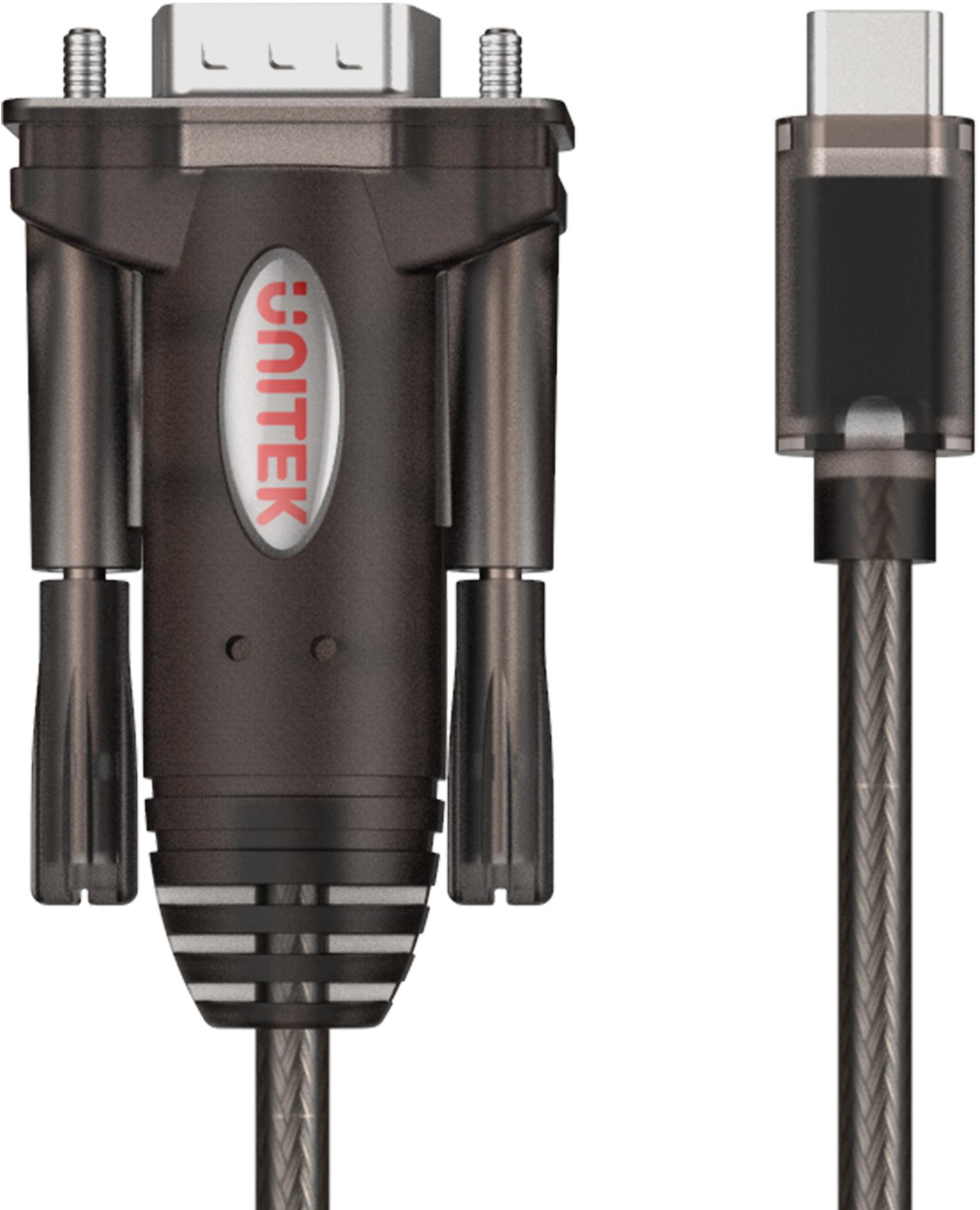 Adapter Unitek Y-1105K USB-C 1x RS-232 - Image 2