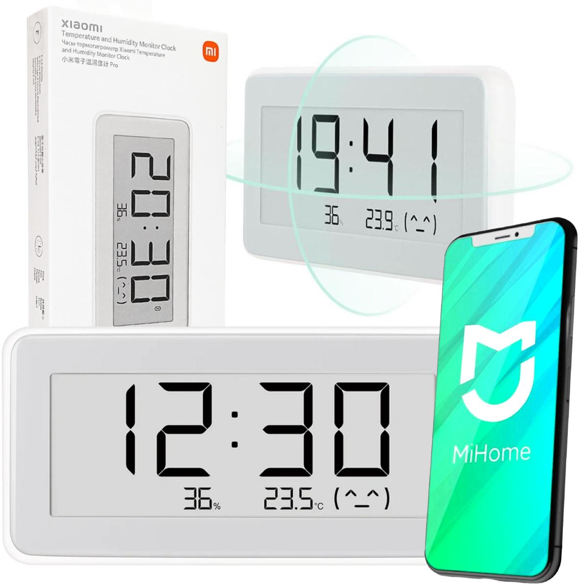 Zegar z Termometrem i Czujnikiem Wilgotności Xiaomi Mi Temperature and Humidity Monitor Clock Pro - Image 2