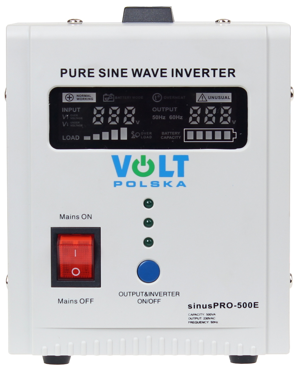 PRZETWORNICA VOLT POLSKA SINUSPRO-500E 12V 350/500W - obrazek 2