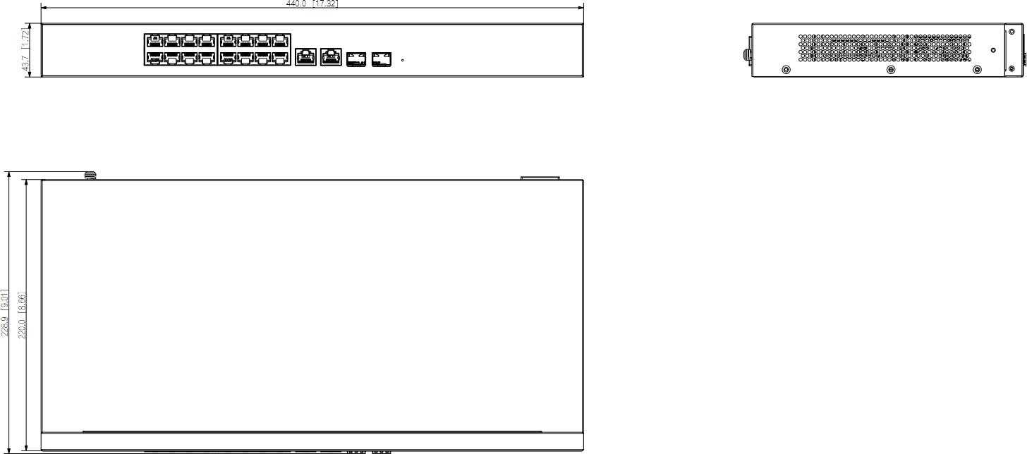 SWITCH DAHUA CS4218-16ET-240 - obrazek 2
