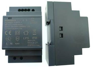 ZASILACZ IMPULSOWY NA SZYNĘ DIN ESPE HDN-10024 24V/100W/3.8A - obrazek 2