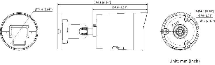 KAMERA IP HIKVISION DS-2CD2063G2-LI2U(2.8mm) - obrazek 2