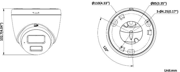 KAMERA IP HIKVISION DS-2CD1363G2-LIUF/SL 2.8mm PL - obrazek 2