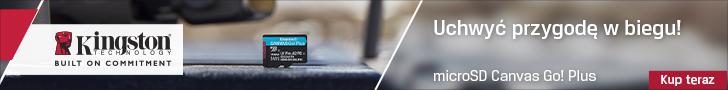 Karta pamięci microSD 64GB Kingston CanvasGo! Plus 200MB/s A2 U3 V30 + adapter - obrazek 2