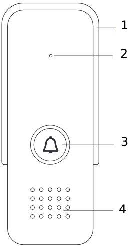 Domofon EURA ADP-24A3 biały 2 żyłowy - obrazek 2