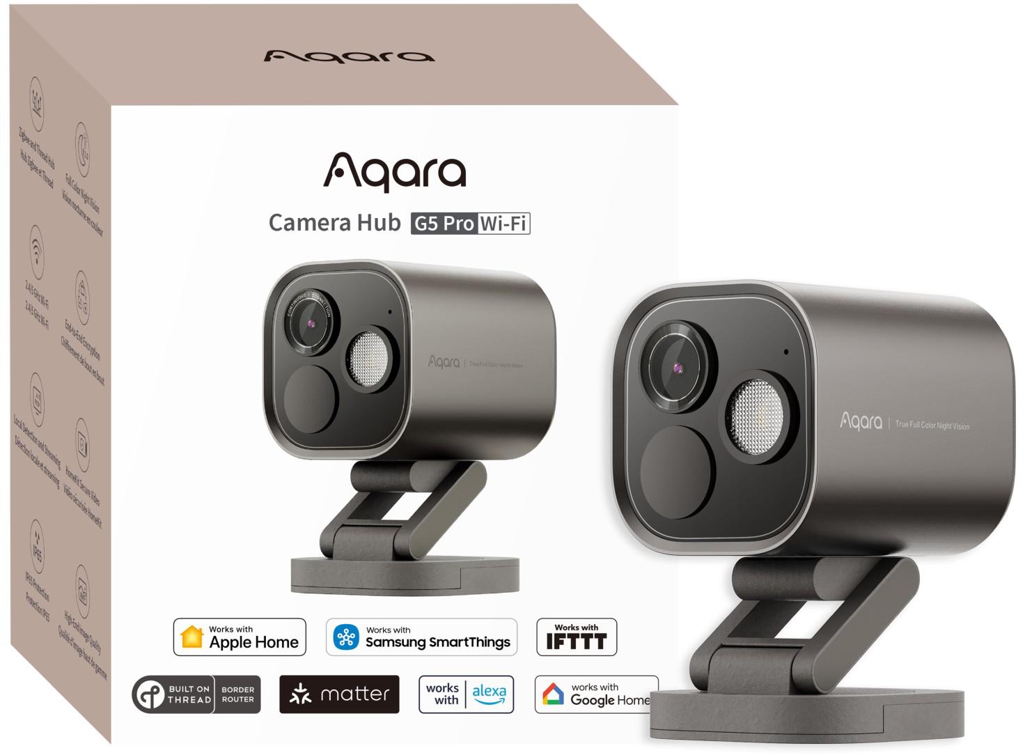 Aqara Camera Hub G5 Pro Wi-Fi Szara | Kamera IP | 1520p, Zigbee, CH-C07D - obrazek 2