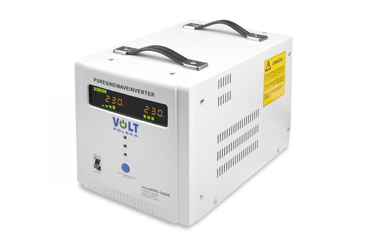 Przetwornica Volt Polska SinusPro 2200E 2200VA 12V 1600/2200W - obrazek 3