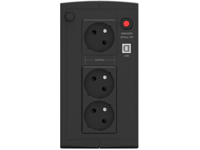 UPS ZASILACZ AWARYJNY PowerWalker VI 1000 SB FR - obrazek 3