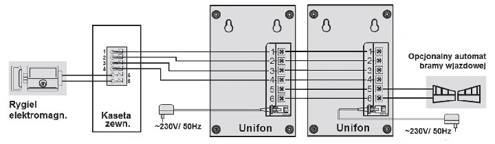 EURA ADP-12A3 ''INVITO'' Domofon głośnomówiący, bezsłuchawkowy, dwie słuchawki - Image 2