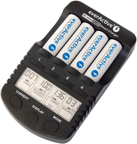 Ładowarka procesorowa do akumulatorków AA / AAA everActive NC-1000 PLUS - obrazek 7