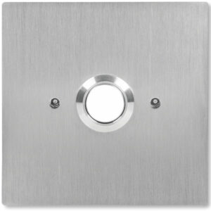 ACO INS-OB-60 Przycisk zwierny wyjścia, podświetlany, podtynkowy, stal nierdzewna, do puszki elektrycznej fi60