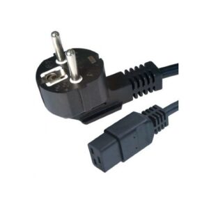 KABEL ZASILAJĄCY (SERWEROWY) CEE 7/7 IEC 320 C19 16A 1.8M WTYCZKA KĄTOWA VDE Lanberg