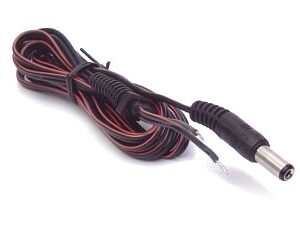 WTYK ZASILAJĄCY DC 2.1/5.5 PRZEWÓD PROSTY 1.20 m