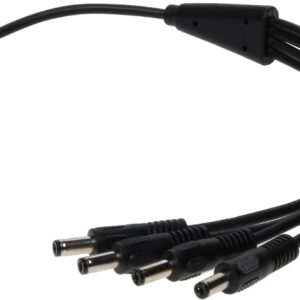 ROZGAŁĘŹNIK NA 4 WTYKI 2,1/5,5 Z GNIAZDEM