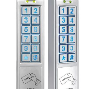 ZAMEK SZYFROWY ''EURA'' AC-30C7 (2 wyjścia, natynk, karta zbliżeniowa)