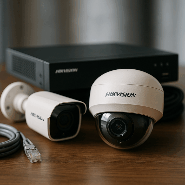 Zestaw kamer Hikvision nowoczesne bezpieczeństwo mienia