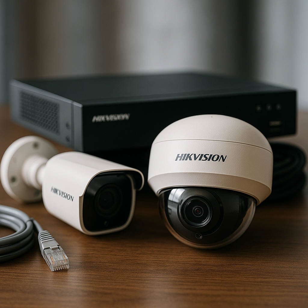 Zestaw kamer Hikvision nowoczesne bezpieczeństwo mienia